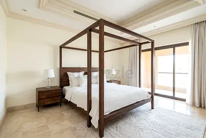 MARINA HOME four poster canopy king bed with bench 180x200cm x2 nightstands sidetables acacia wood