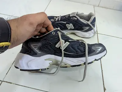 New Balance 725 Metallic Blue Silver (size in Description)