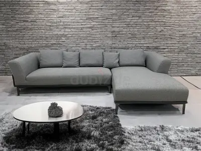 Top quality marina home gray color lshape sofa for sale