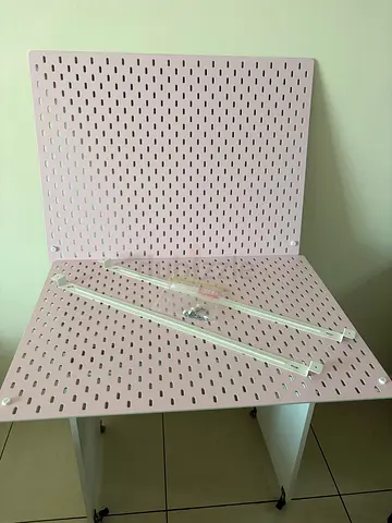 Wall pegboard set of 2 with connectors