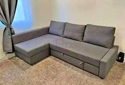 IKEA Gray FRIHETEN L Shape Sofa 204 x 140 cm
