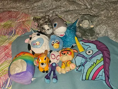 Mixed Plush Toys Bundle – 11 Soft Toys (Animals Characters)