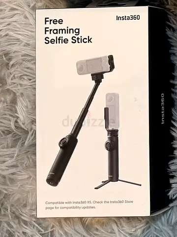Insta360 X5 free framing selfie stick