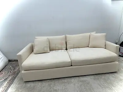 Perfect condition crate&barrel three seater sofa