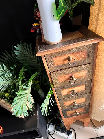 Wooden drawers
