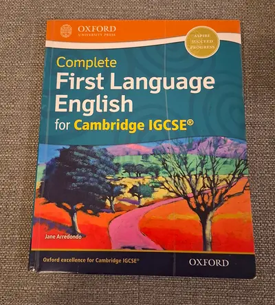 English book for IGCSE
