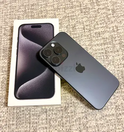 iPhone 15 Pro 256GB - Black Titanium, Excellent Condition with Box