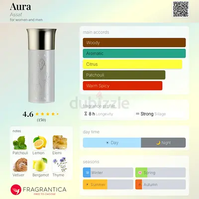 Aura Assaf Unisex Eau de Parfum — 150 ml (fragrance)