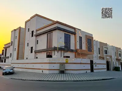 For Sale: Luxury Two-Story Villa in Ajman Prime Location Near Sheikh Mohammed Bin Zayed Road and all amenities Freehold for Life for all nationalities