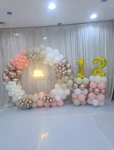 Balloons decorations services Available