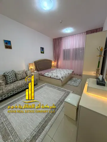 ✨ Luxury apartment for monthly rent, two bedroom and a hall with an open view, fully furnished with elegant furniture and a fully equipped kitchen