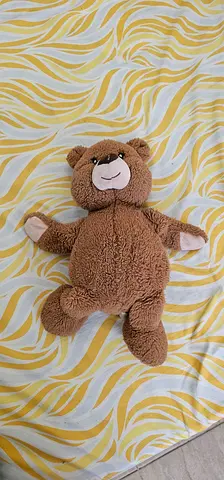 Brown cuddly teddy bear plush toy - gently used