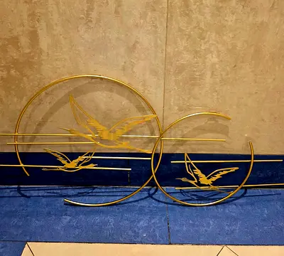 Decorative Brass Wall Hanging with Seagull Motif. New. Unused. AED 135 Only! Free Delivery!
