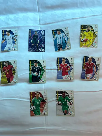 2018 Panini Adrenalyn XL FIFA World Cup Russia Card Lot (10 Cards - Mint)