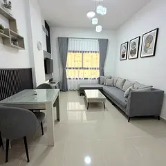 1BHK Fully Furnished for monthly rent in Ajman - Corniche area, nearby Ship Roundabout ✔️ Includ