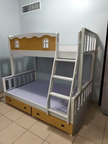 Used Kids Bunk Bed With 2 Storage Drawer Good Condition