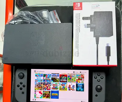 switch oled with 27 games installed
