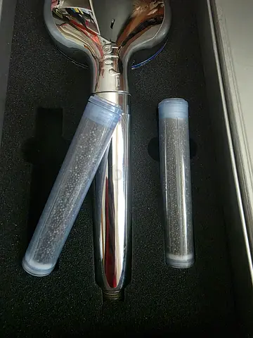 Handheld Spa Shower Head with Two Mineral Filter Cartridges. New. Unused. AED 100 Only!