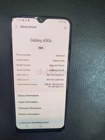 Samsung Galaxy A30s - SM-A307FN 64GB (Good Condition)