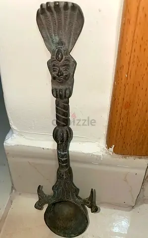 Brass antique spoon 20cm height