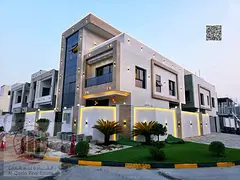 Villa for sale in Ajman, Al Zahia, including registration fees. 6 bedrooms with a master roof terrac