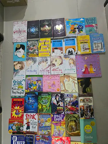 Collection of children’s and young adult books good condition, assorted titles. Message for prices