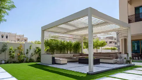 Aluminum pergola