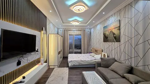 🔥 Fully Furnished Studio for Rent in Garden City, Al Hamidiyah 1 | Panoramic View | High Floor | P