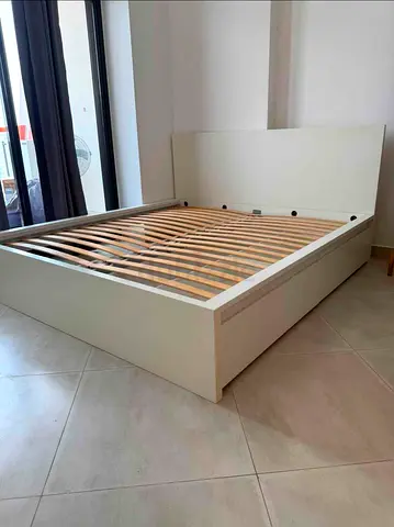Ikea Malm bed with mattress king size