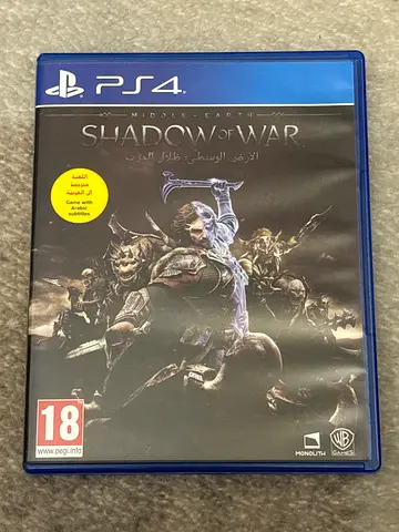 PS4 - Middle-earth: Shadow of War (English/Arabic cover) - Good condition