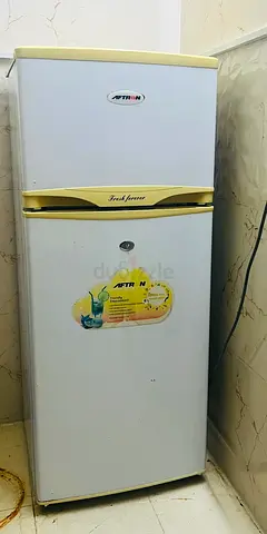 Used Aftron Double-Door Refrigerator - Good Working Condition