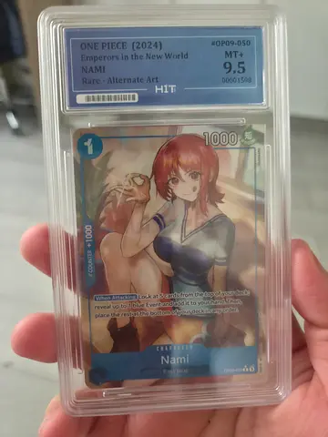 Graded One Piece Trading Card — NAMI Holographic 9.5 (2024)