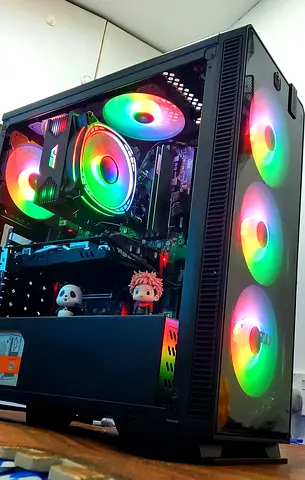 GAMING PC | i5 7TH GEN + RX 580 8GB | 16GB RAM | RGB 🔥