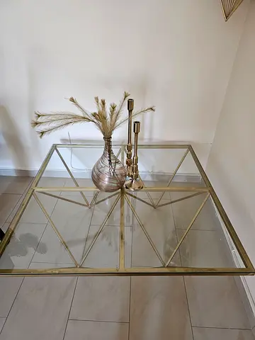 Tunis coffee table square - Gold