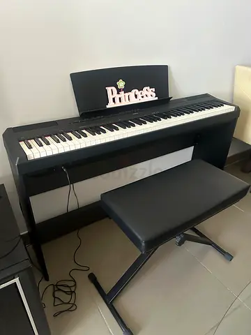 87 Key Yamaha Digital Piano with Bench in Good Condition