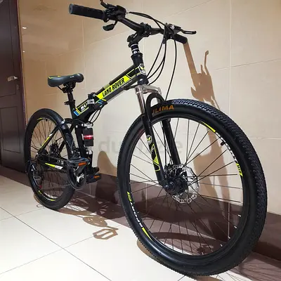 26” Foldable Mountain Bike | 24-Speed | Full Suspension | Dual Disc Brakes