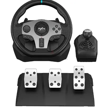 PXN V9 Steering wheel With Manual Shifter and 900 Degree Rotation PS4 And PC