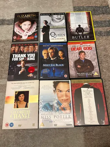 Mixed DVD Movie Collection — Drama & Comedy Classics (9 DVDs)