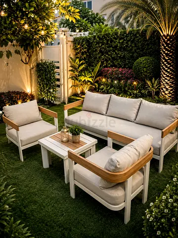 Danube Home Outdoor 5-piece Garden Sofa Set with Cushions and Covere