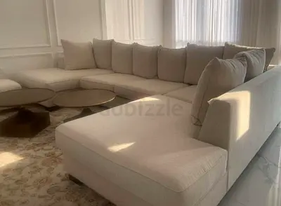 Comfortable The One Kingston Sectional U _ Shape Sofa Beige