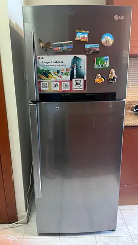 LG Stainless Steel Double-Door Refrigerator - Not Working