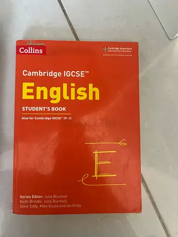 ENGLISH CAMBRIDGE TEXTBOOK IGCSE
