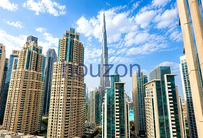 Branded 2BR+Study | Burj View | Spacious Layout