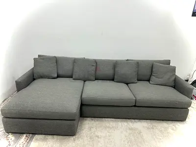 Amazing crate&barrel lshape sofa