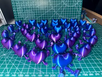 Custom Articulated Heart toys - gifts - love