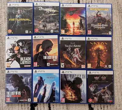PS5 Games + Disc Drive attachment