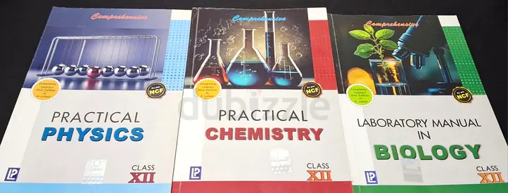 Set of Practical Physics, Practical Chemistry & Laboratory Manual in Biology (Class XII)