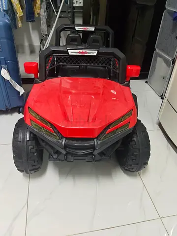 Red Electric Ride-On Toy Car for Kids - 2-Seater, Battery Powered