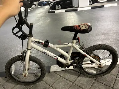Kids Bicycle 16 inch wheel White MTB Style