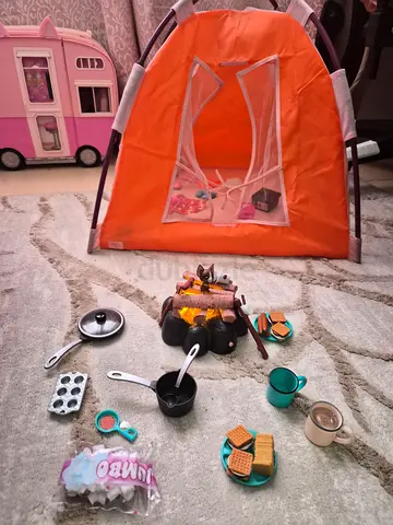 Our Generation Tent & Campint set for 18-inch dolls all night Campsite